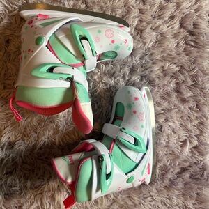 Girls Lake Placid nitro ice skates adjustable size 11-13